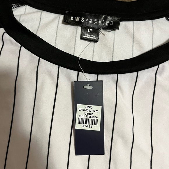 URBAN planet mesh sleeve baseball tee - Picture 3 of 3